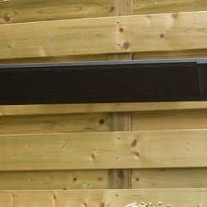 Sunred infraraudonųjų spindulių šildytuvas Nero sieninis/kabinamas, juodas, 2400 W