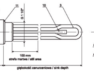 Kaitinimo elementas Elektromet EJK 9000 W (trifazis-400 V)